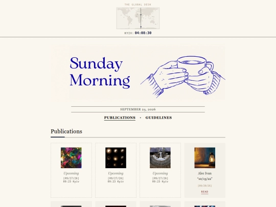 publications screenshot
