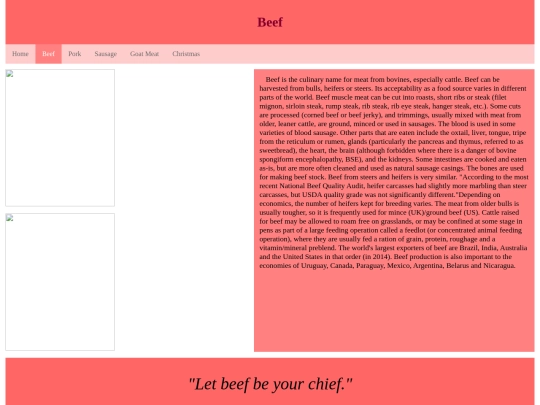 Beef screenshot