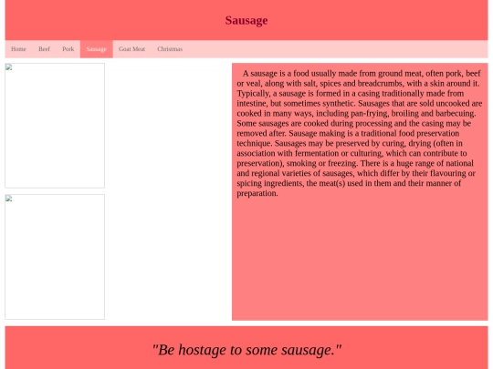 Sausage screenshot