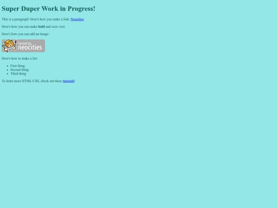 index screenshot