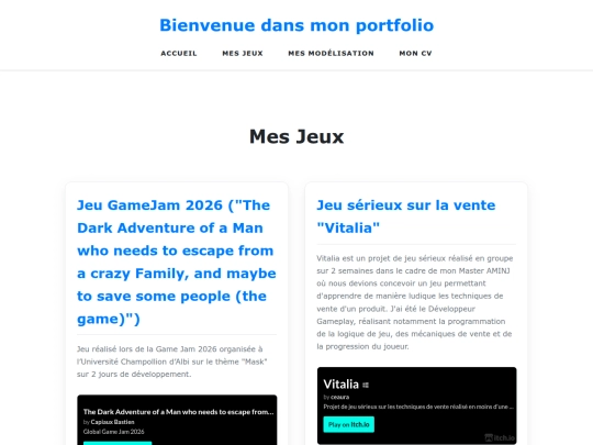 projets screenshot