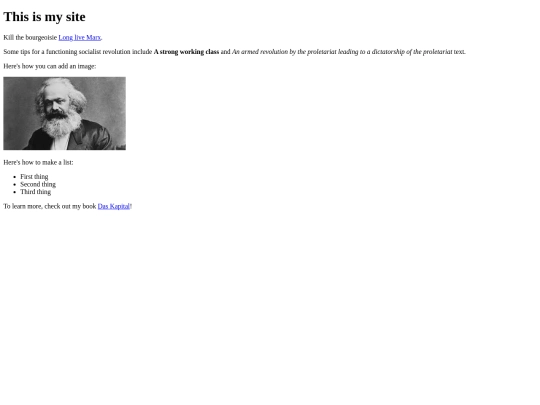 homepage screenshot
