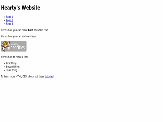 index screenshot