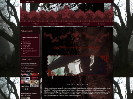 Interests screenshot