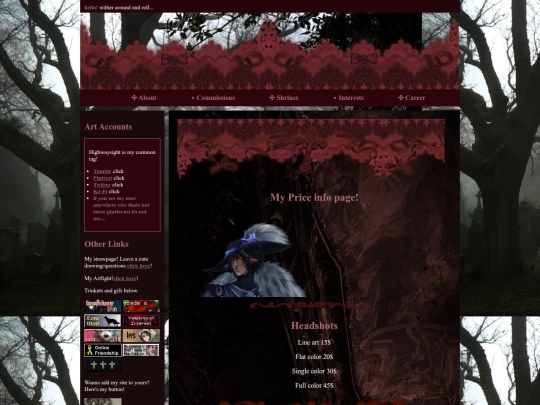 prices screenshot