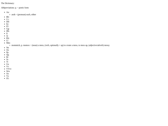 dictionary screenshot