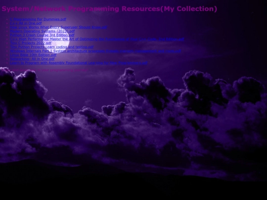 resources screenshot