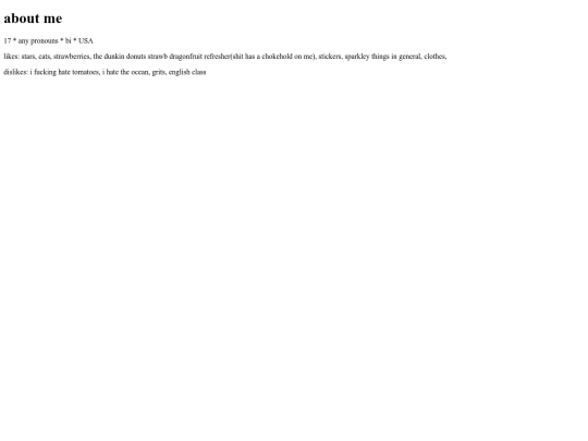 aboutme screenshot