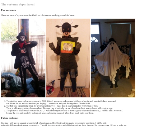 costumes screenshot