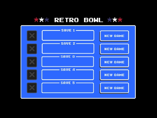 retrobowl screenshot
