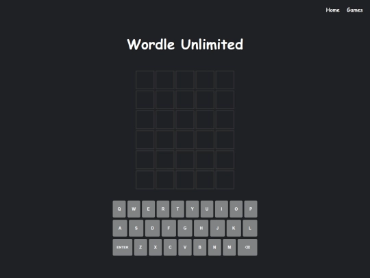 wordle screenshot
