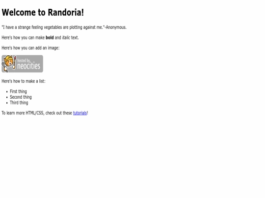 index screenshot