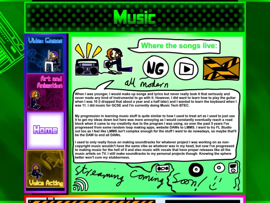 pages/music screenshot
