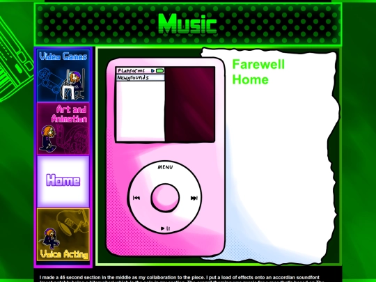 pages/music/farewellhome screenshot