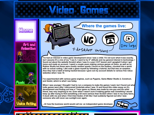 pages/videogames screenshot