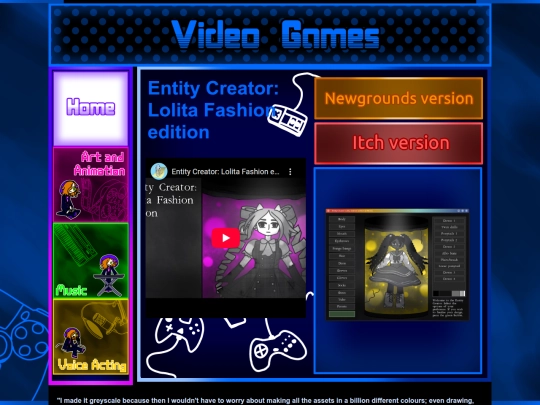 pages/videogames/entitycreator screenshot
