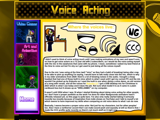 pages/voiceacting screenshot