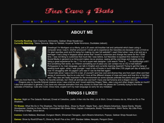 info screenshot