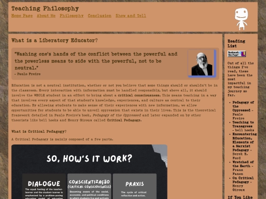 Philosophy screenshot
