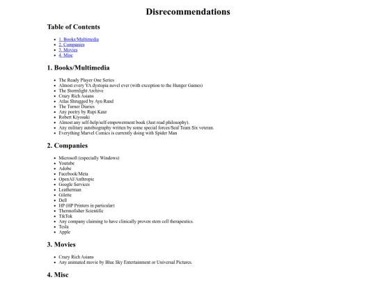 pages/disrecs screenshot