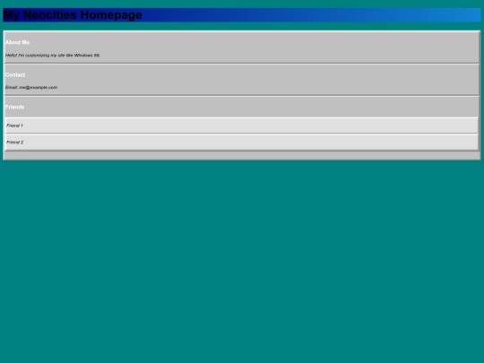 index screenshot
