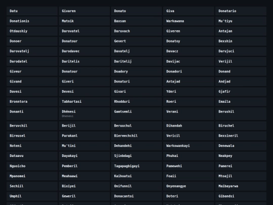 index screenshot