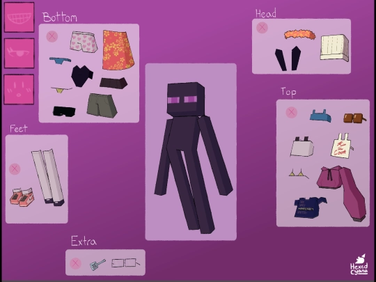 games/EndermanDressUp screenshot