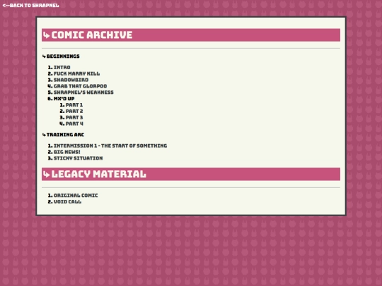 shrapnel_archive screenshot