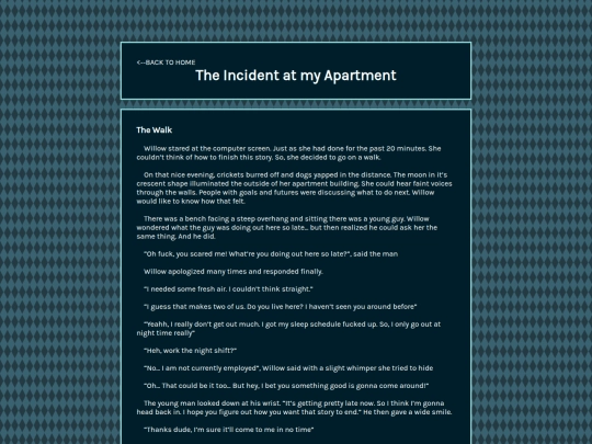 stories/theincidentatmyapartment screenshot