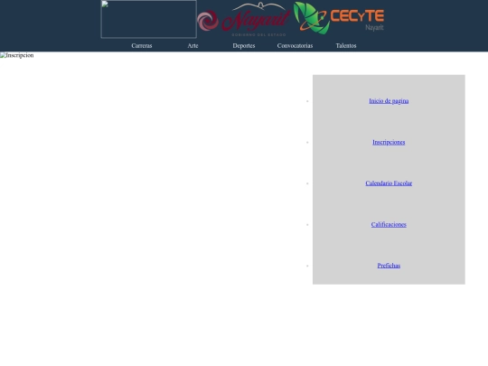 cecyten/Inscripciones screenshot