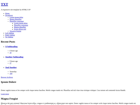 left-sidebar screenshot