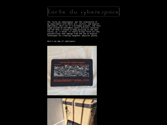 selectedportfolio/carteducyberespace screenshot