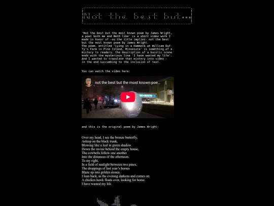 selectedportfolio/jameswright screenshot