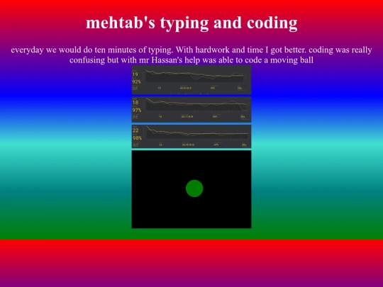 typing screenshot