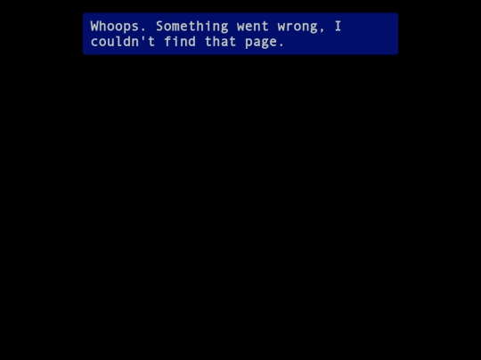 not_found screenshot