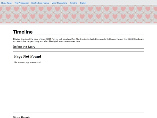 AceAttorney/Timeline screenshot