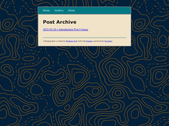archive screenshot