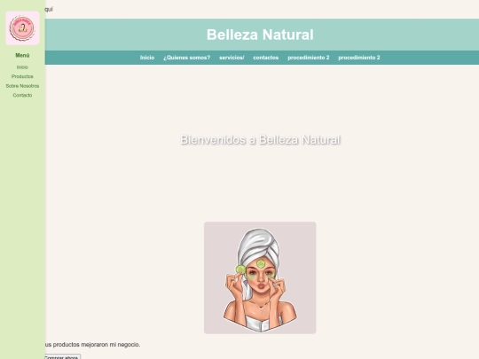 Belleza Natural screenshot