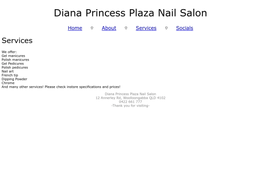 Main/Main Pages/Services screenshot