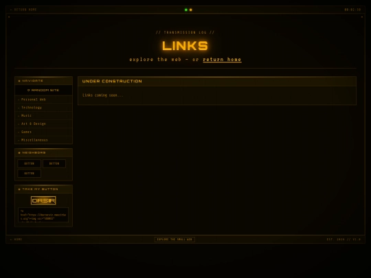 links screenshot