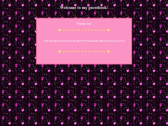 thankyou screenshot