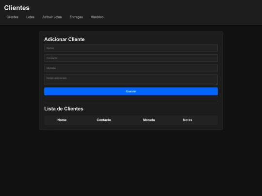 clients screenshot