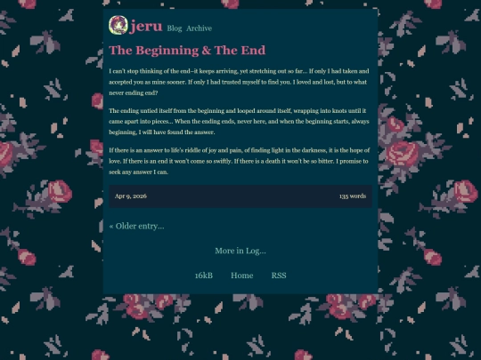 log/beginning-and-end screenshot