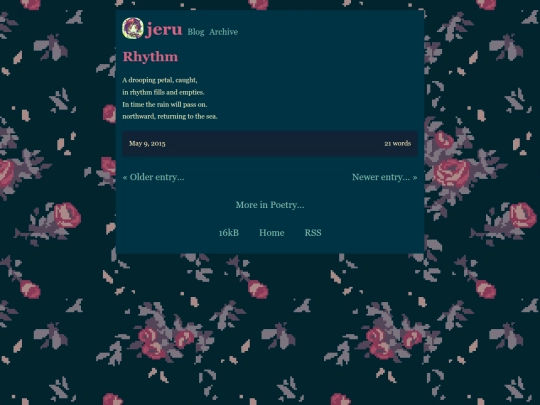 poetry/rhythm screenshot