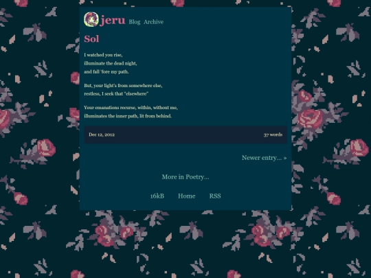 poetry/sol screenshot
