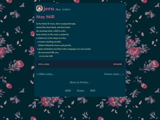poetry/stay-still screenshot