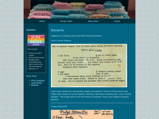 desserts screenshot