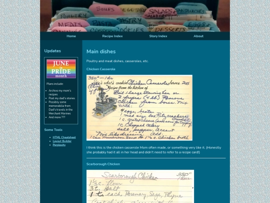 maindishes screenshot