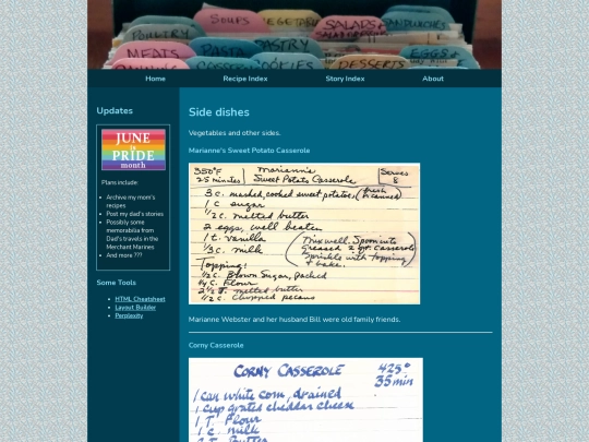 sidedishes screenshot