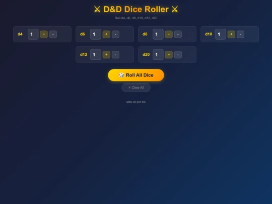 dndroller screenshot